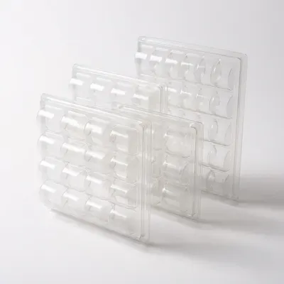 Transparentní box na makronky, na 4 kusy