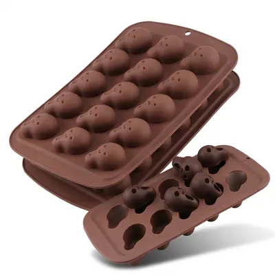Silikonová forma na čokoládu Lebky 4 cm