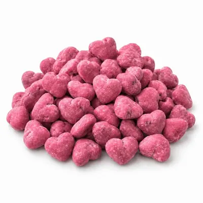 Cereální srdíčka v růžové čokoládě Idea Choc 30 g