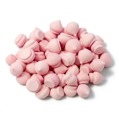 Cukrové pusinky růžové s malinovou příchutí 50 g