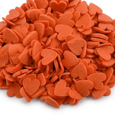 Cukrová srdíčka červená 50 g