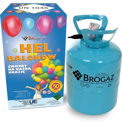 Helium do balónků 13,6 l s 50 balónky