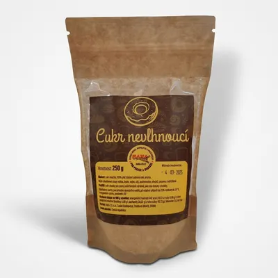 Cukr nevlhnoucí na poprašování, 250 g