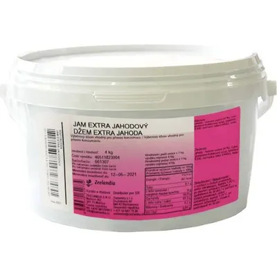 Jahodový džem extra Darinka, 4 kg
