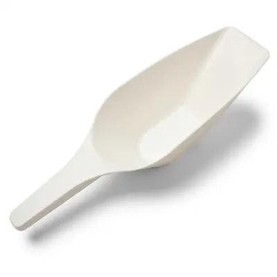 Plastová lopatka na mouku a cukr bílá 100 ml