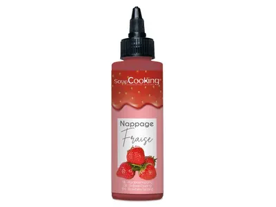 Jahodový topping na dezerty s dávkovačem 160 g