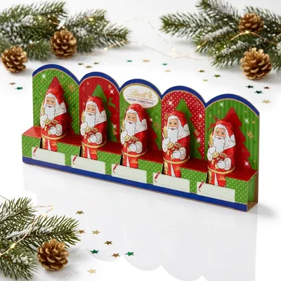 Lindt Mini Santa 5 x 10 g