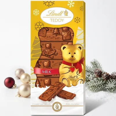Lindt Teddy Milk Tablet 120 g