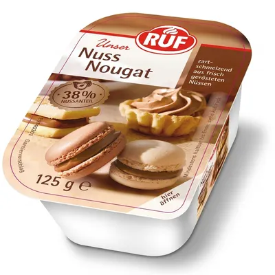 Nugátová náplň ořechová 38 % ořechů 125 g