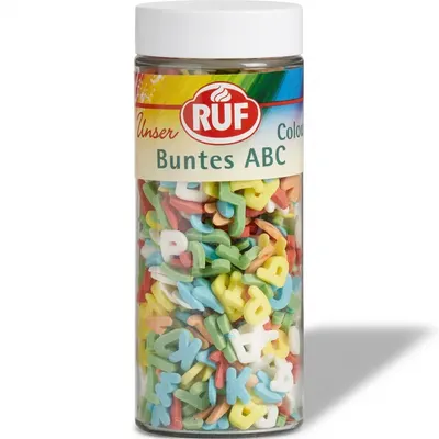 Zdobení písmenka barevné RUF 45 g