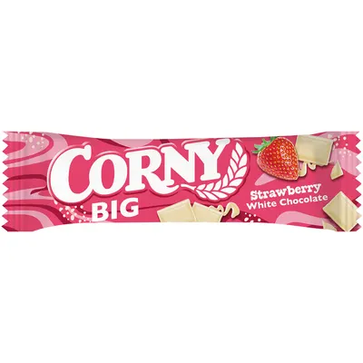 CORNY Big jahoda bílá čokoláda 40 g