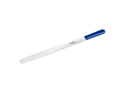 Cukrářská paleta rovná s modrou rukojetí 36 cm