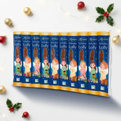Čokoládová lízátka Monarc Schoko Lolly 150 g (10 ks)