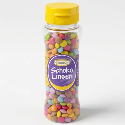 Čokoládové lentilky, pestrobarevné, 127 g