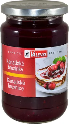 VALENZI Brusinky kanadské 390 g