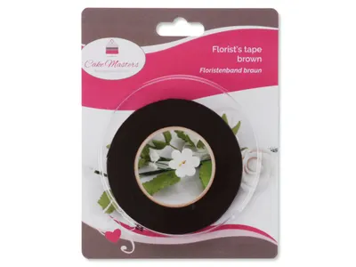 Floristická cukrářská páska hnědá, Cake Masters