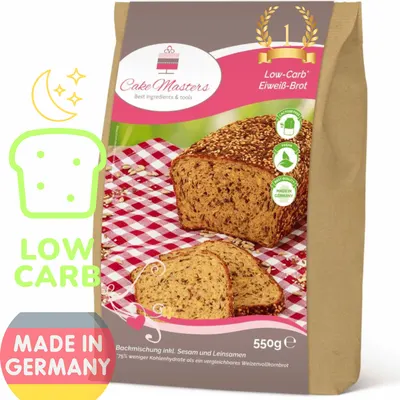Směs na domácí proteinový Low Carb chléb Cake Masters, 550 g