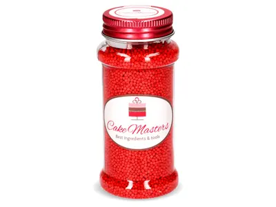 Cukrové mini perličky červené, 90 g