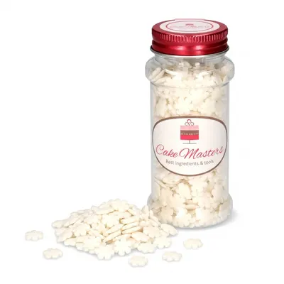 Zdobení na cukroví, dorty - VLOČKY - bílé, Německo 50g