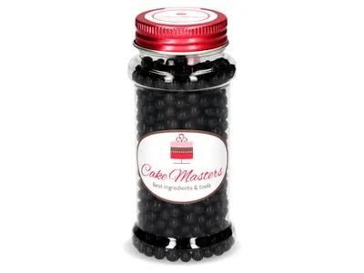 Cukrové perličky měkké, černé, 60 g