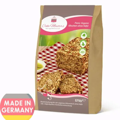 Směs na plnozrnný chléb Pano Vegano Cake Masters, 575 g