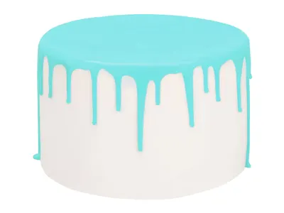 Poleva Cake Drip dětsky modrá Cake Masters, 250 g