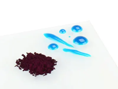 Vodou rozpustná prachová potravinářská barva modrá, 15 g