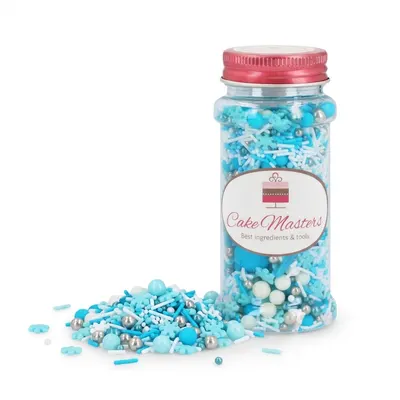 Zdobení na cukroví, dorty - LEDOVÝ mix, Německo 80g