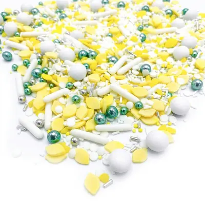 Cukrové posypy citron, žluté, 90 g