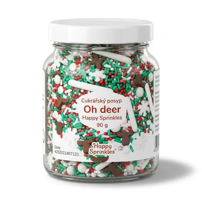 Cukrářský posyp Oh deer Happy Sprinkles 90 g