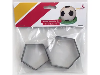 Sada vykrajovátek na fotbal, 2 ks