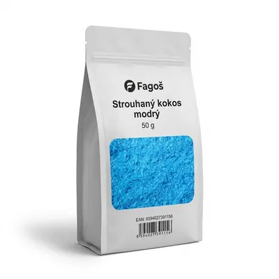 Strouhaný kokos modrý 50 g