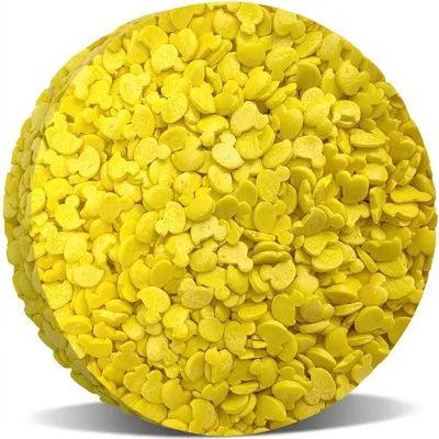 Cukrové zdobení žluté kachničky, 80 g