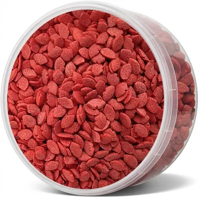 Cukrové zdobení červené pusinky, 80 g