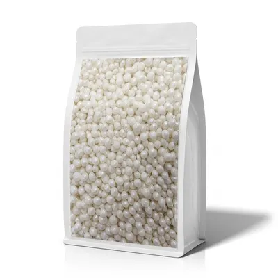 Cukrovo-rýžové perly bílé perleťové 3-4 mm 80 g
