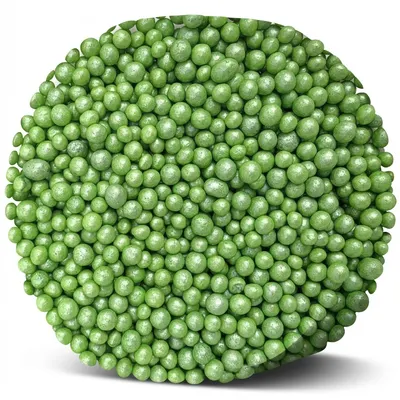Cukrovo-rýžové perly zelené perleťové 5 mm 80 g