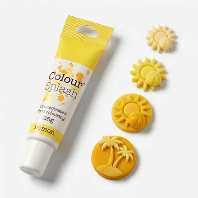 Gelová barva citronová žlutá 25 g