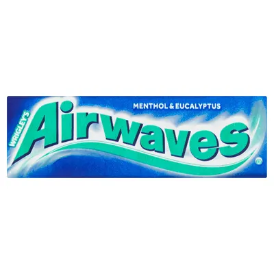 Airwaves Menthol & Eukalyptus Žvýkačky dražé 14 g