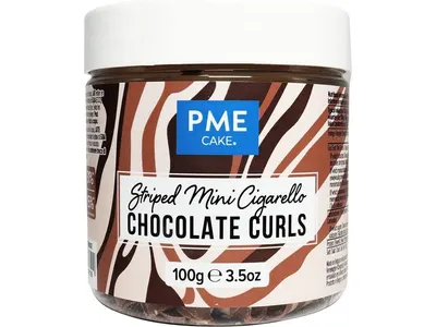 Čokoládové trubičky pruhované 100 g