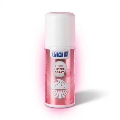 Lesklý potravinářský sprej PME růžový 100 ml