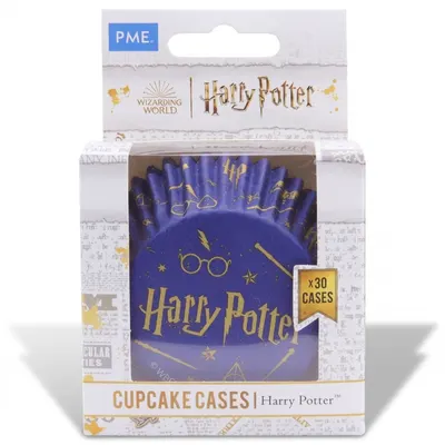Harry Potter košíčky na muffiny alobalové modré 30 ks