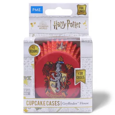 Harry Potter košíčky na muffiny alobalové Nebelvír 30 ks