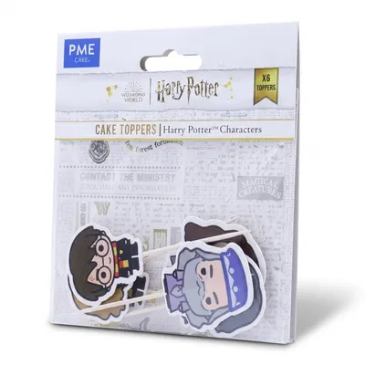 Zápich do dortu Harry Potter postavy 6 ks