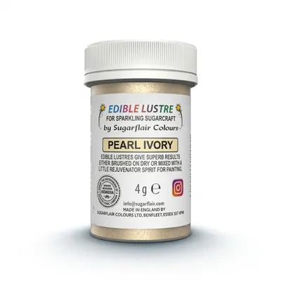 Jedlý prachový lesk Pearl Ivory 4g na dort