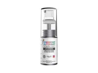 Prachový lesk v rozprašovači Graphite, stříbrný 10 g