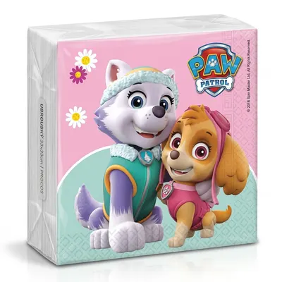 Papírové ubrousky Paw Patrol 33 x 33 cm