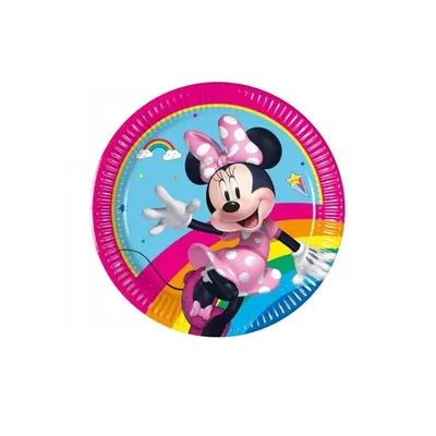 Papírové talířky Minnie Mouse 19,5 cm, 8 ks