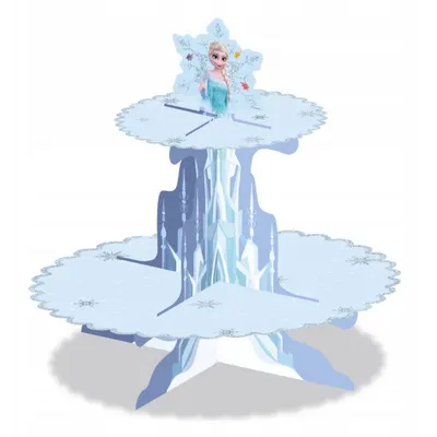 Papírový stojan na cupcake Frozen 25x27 cm