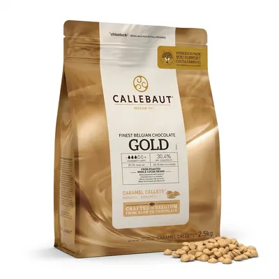 Callebaut Karamelová čokoláda Gold 2,5 kg