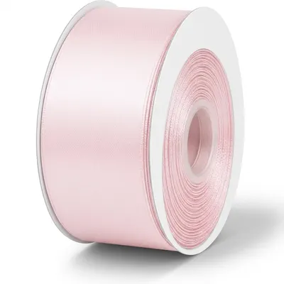 Světle růžová stuha na dort 50 mm x 25 m